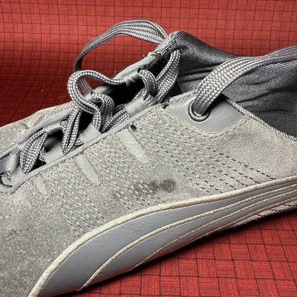 Puma Sport Lifestyle Suede Women’s US Size 6.5 Grey/Turquoise Slightly Worn - Picture 7 of 7